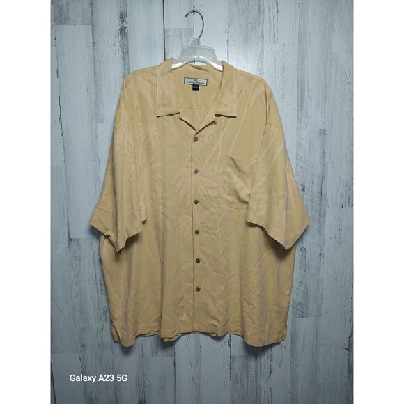 Men's Tommy Bahama Size XXL 100% Silk Short Sleeve Hawaiian Shirt - Picture 1 of 8